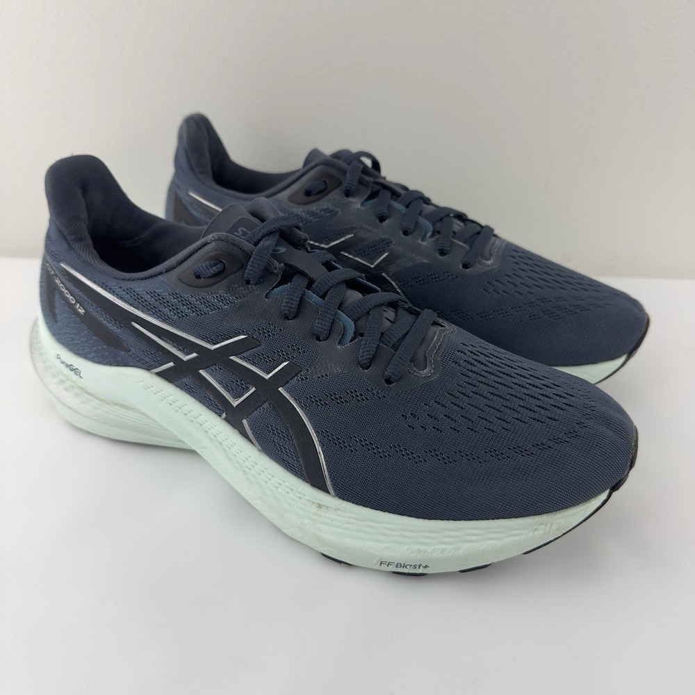 ASICS Women's GT-2000 12 Running Shoes Navy Blue Wide Size US 9.5 / EUR 41.5